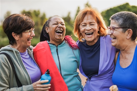 Diverse Women Laughing Together