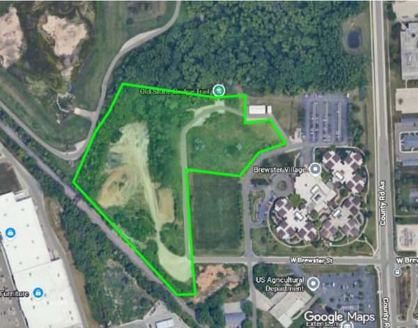 google map of dog park location